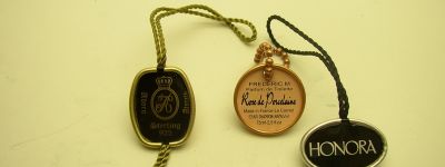 Jewelry Metal Tags and Printed Front